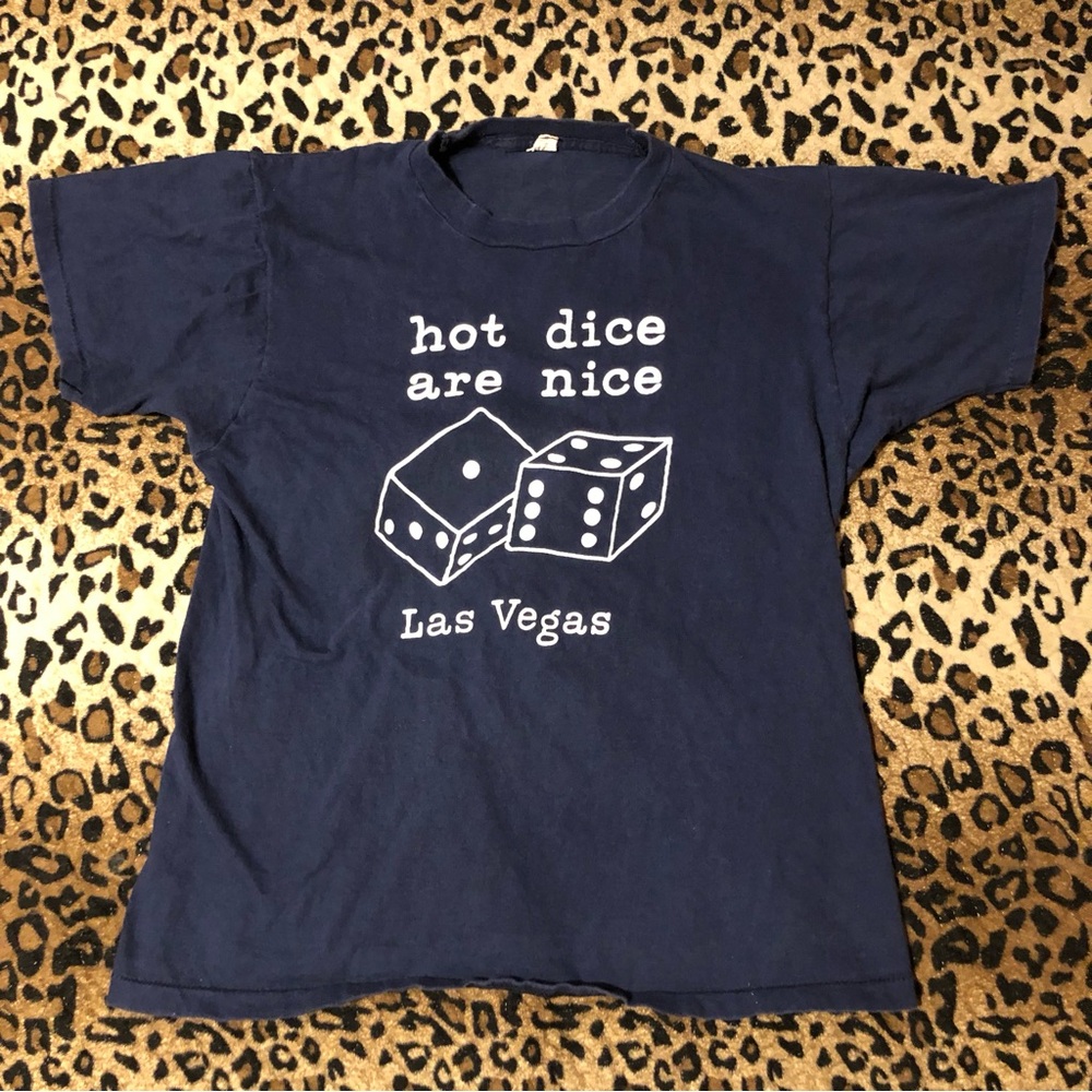 Vintage hot dice are nice Las Vegas shirt men’s small 70s single stitch